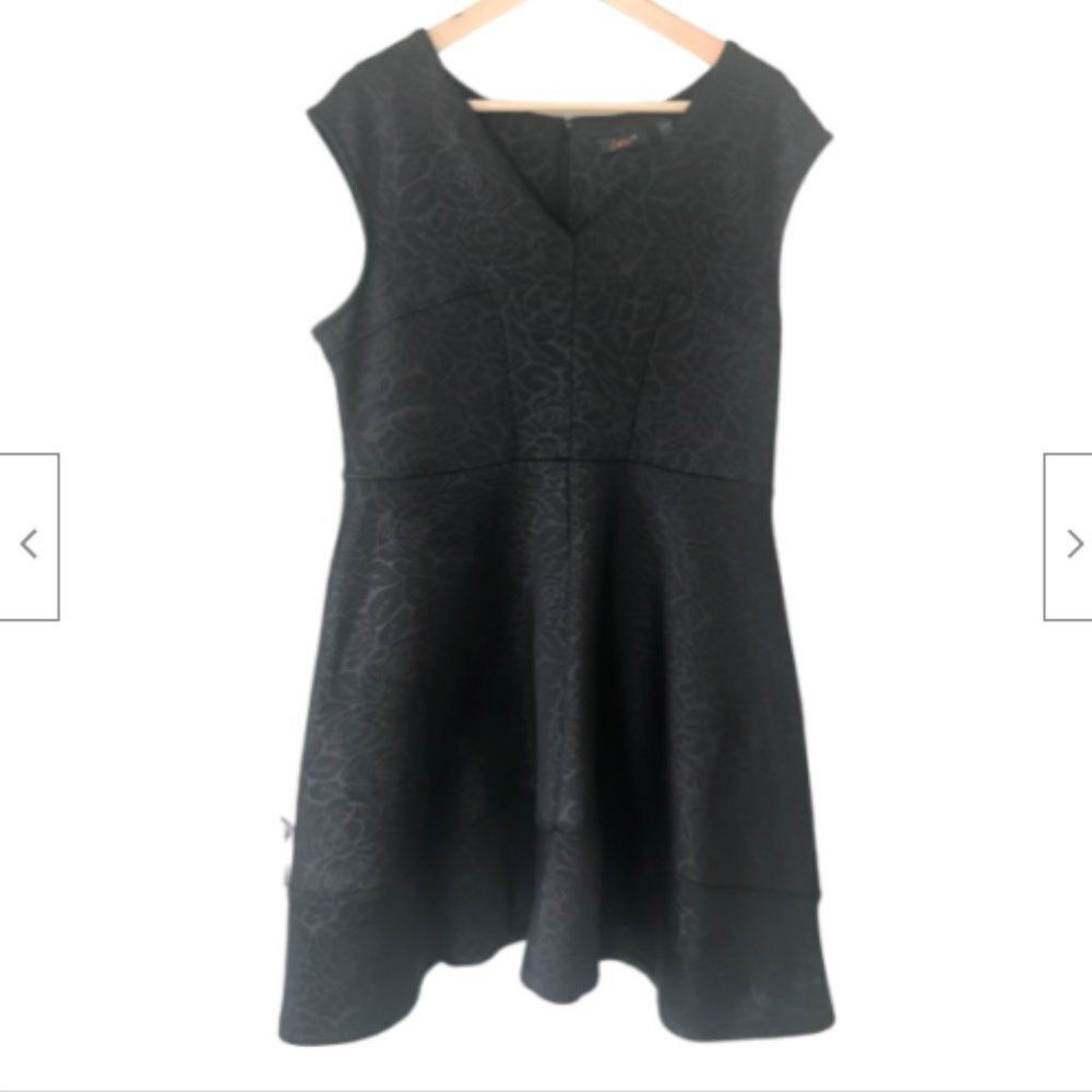 Dex Black Mini Dress Stretch Size XL